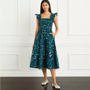 Hill House Ellie Nap Dress Moody Floral NWT